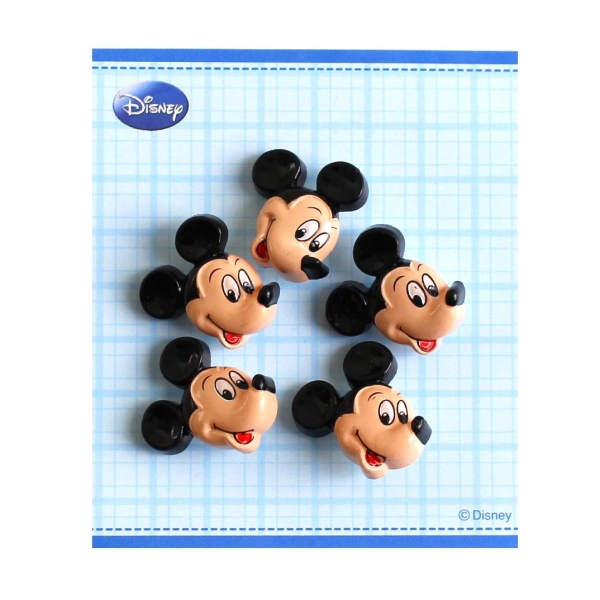 DI200-DI79 ボタン ディズニー ミッキーマウス 5個入 (枚)