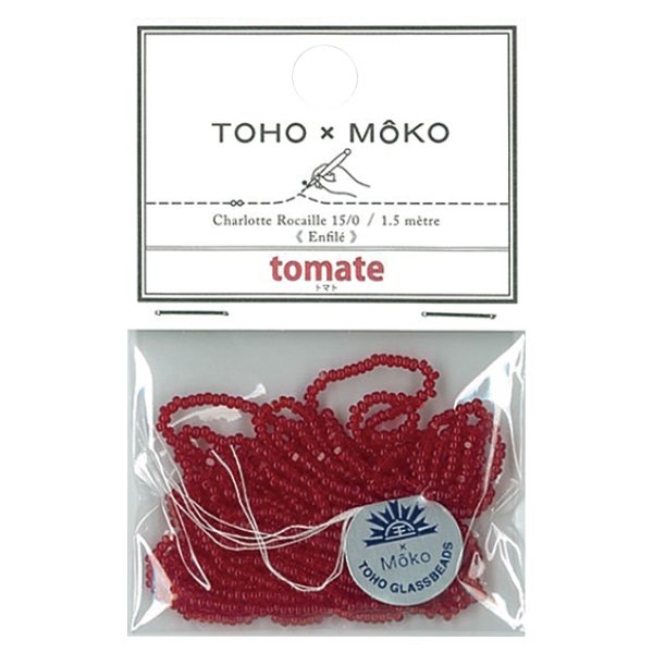 【お取り寄せ・返品不可】■MOKO MOKOビーズ 約1.5m糸通し 5袋単位 (セット)