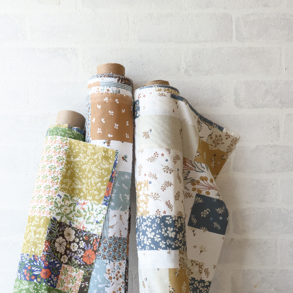 AMERICA IN PATCHWORK パッチワーク生地 フランス輸入「フラワーパッチワーク生地」が入荷しました！ - 日本