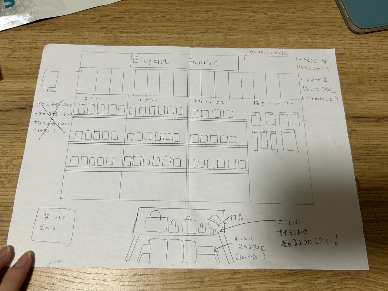 2023手づくりフェアんも紐釦ブース
