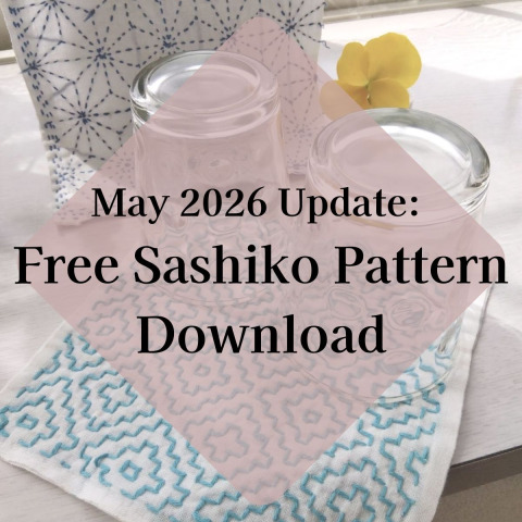 May 2026 Update: Free Sashiko Pattern Download