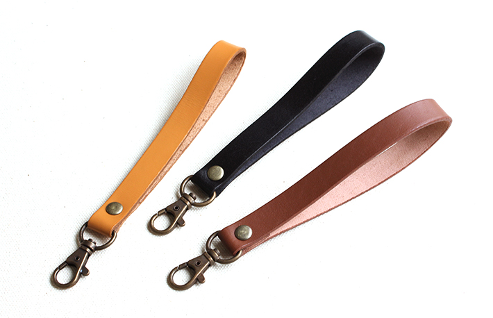 MAW28 本革クラッチバッグ持ち手 15mm巾x19cm (本)「手芸材料の