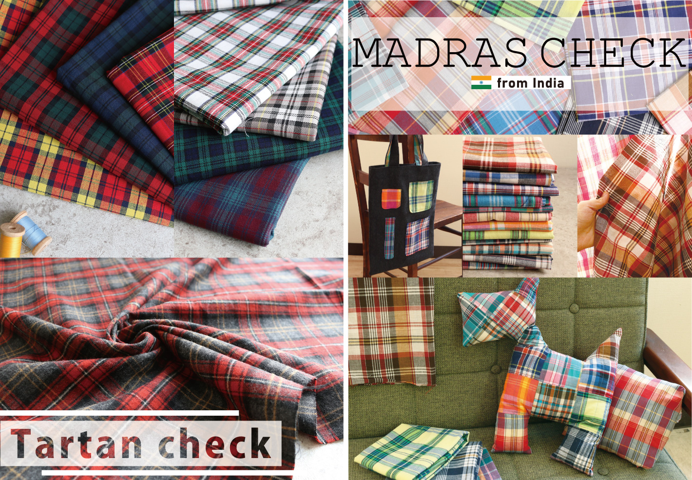 Tartan and Madras checks