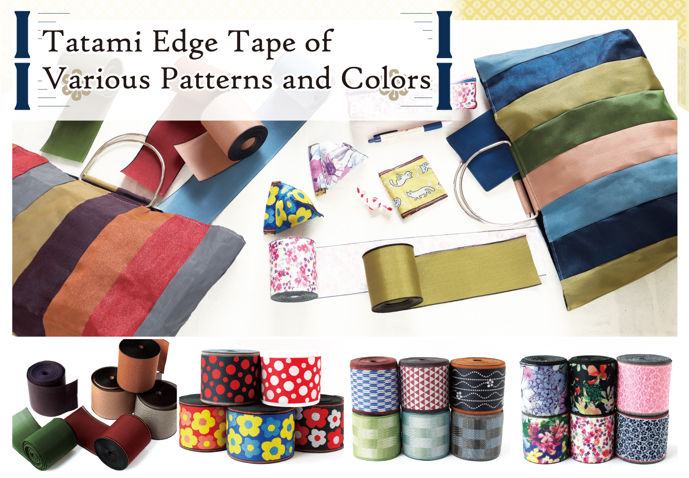 Fun with colors and patterns-Tatami edge