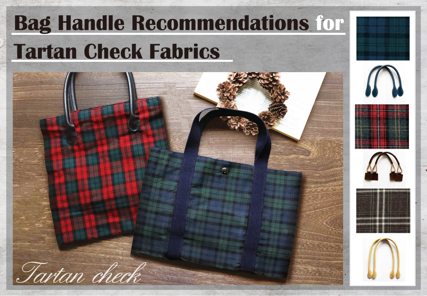 Enjoy autumn and winter with tartan checks