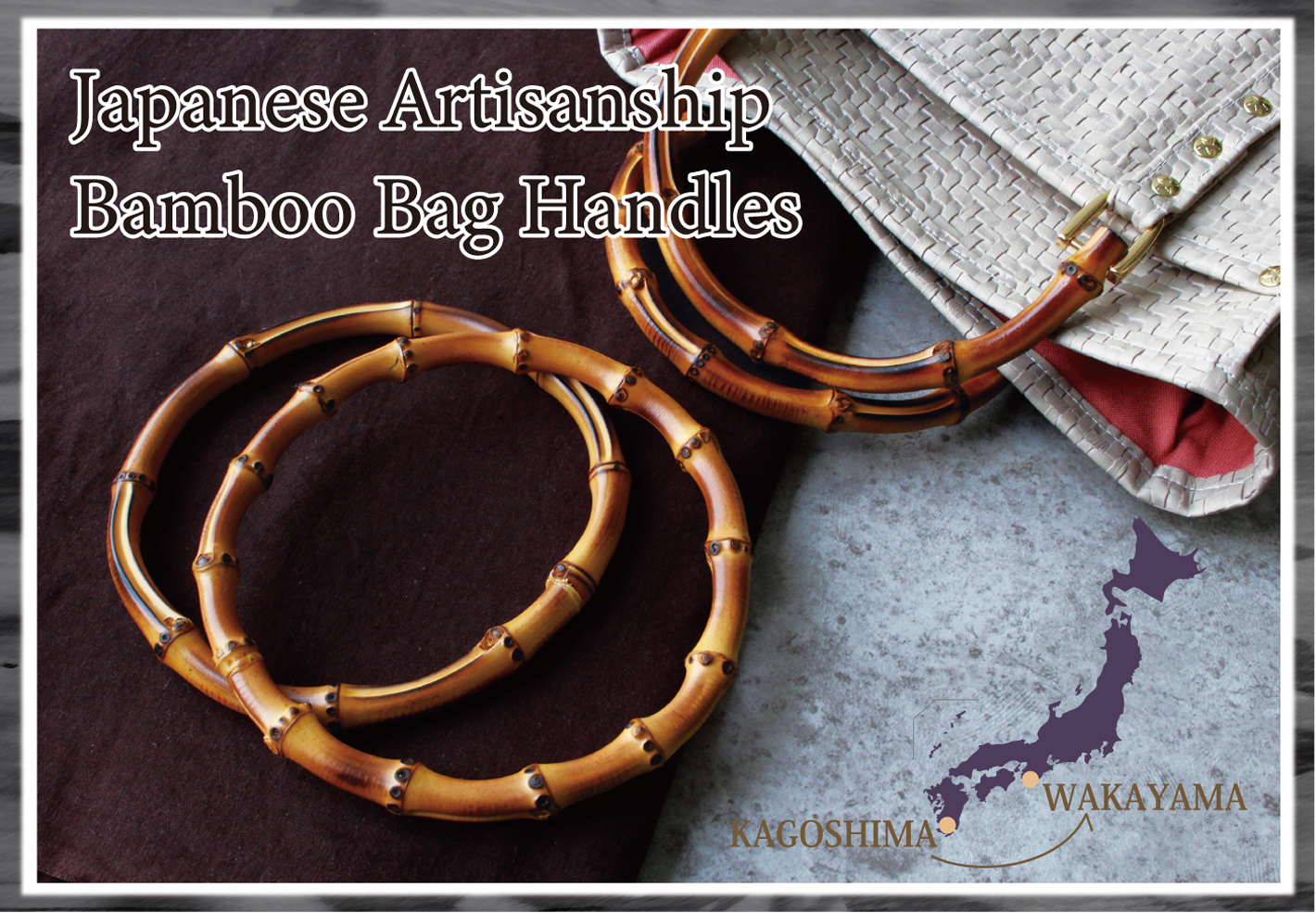 japanese artisanship bamboo bag handle