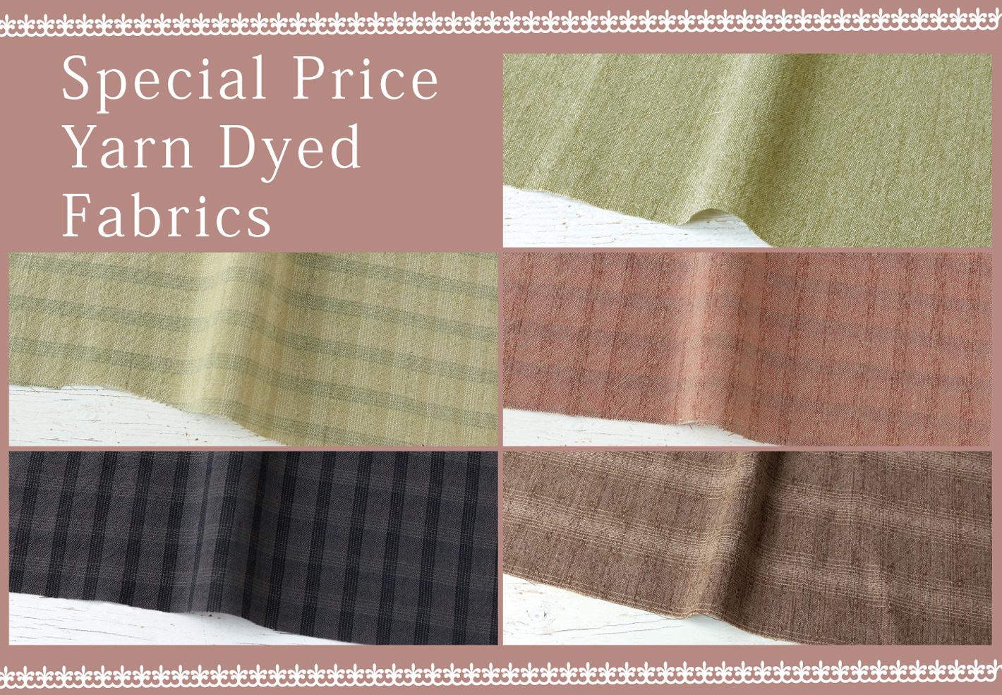 special price yarn dyed fabrics