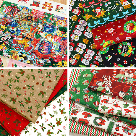 ☆ハンドメイド・着物・クリスマス・サンタ・フリルレース ☆ハンドメイド・着物・クリスマス・サンタ・フリルレース