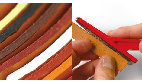 Leather craft and edge treatment