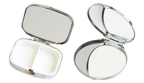 Compact mirror/pill case