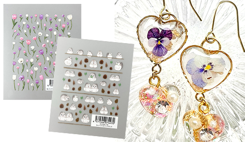 Resin stickers/Nail stickers