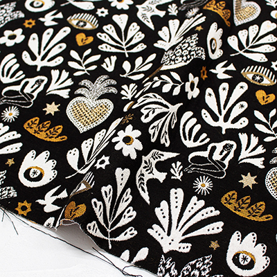MAGE-N-50 Jacquard ジャガード生地 [Mage]  SAFECO from france 幅約140cm 50cm単位　(枚) 0