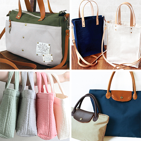 Tote bags, handbags