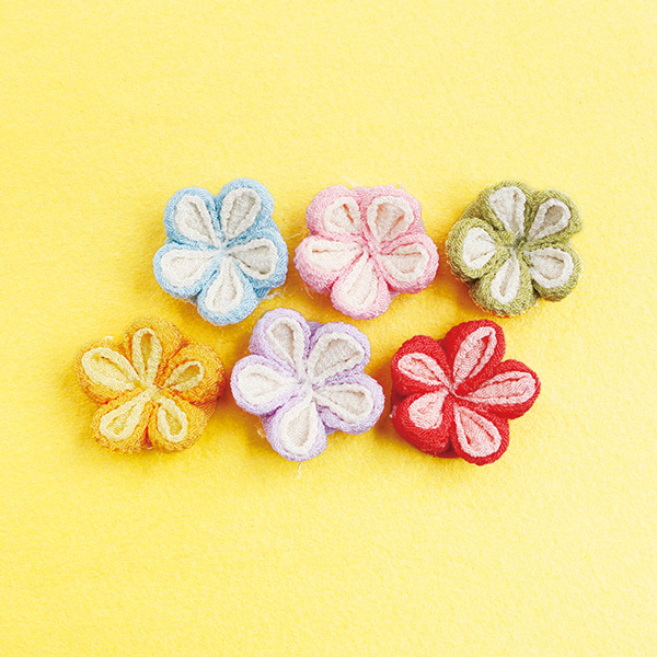 Crepe Decorations Flower φ18mm　(pcs)