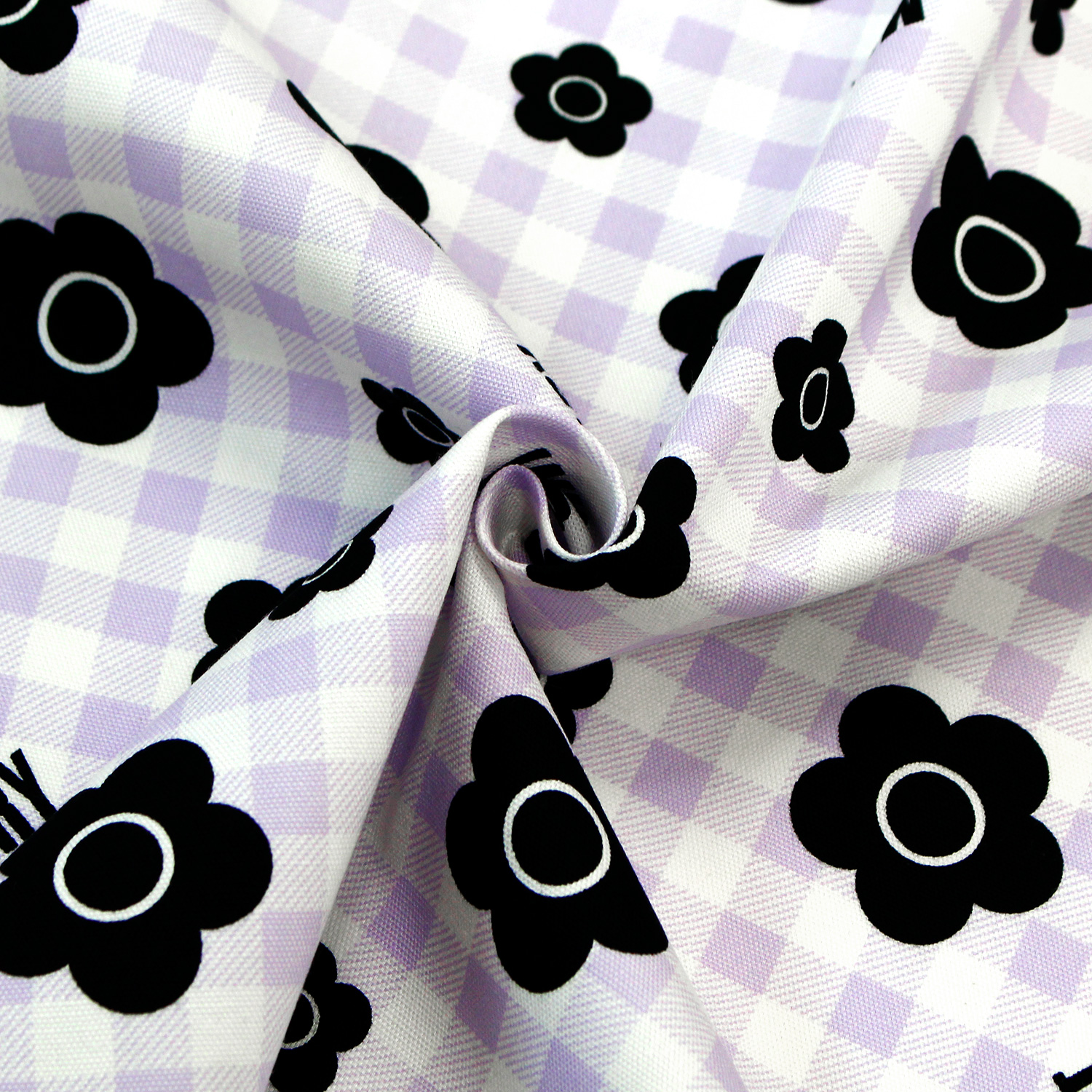 AP1030H-1 MARY QUANT Gingham Check pattern Oxford cloth