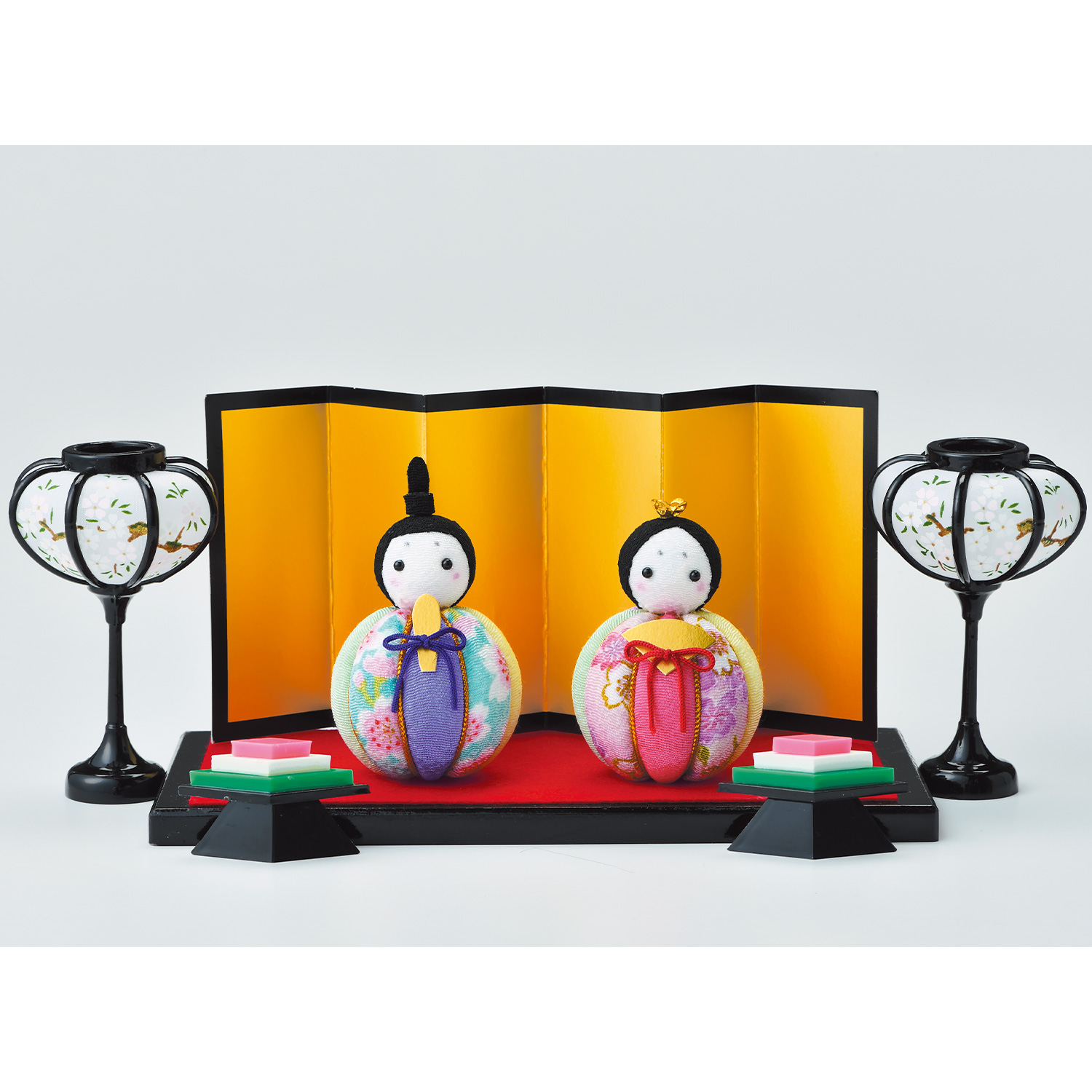 【お取り寄せ・返品不可】PAN-HM31 パナミ 京ちりめん  雛てまりキット (袋)