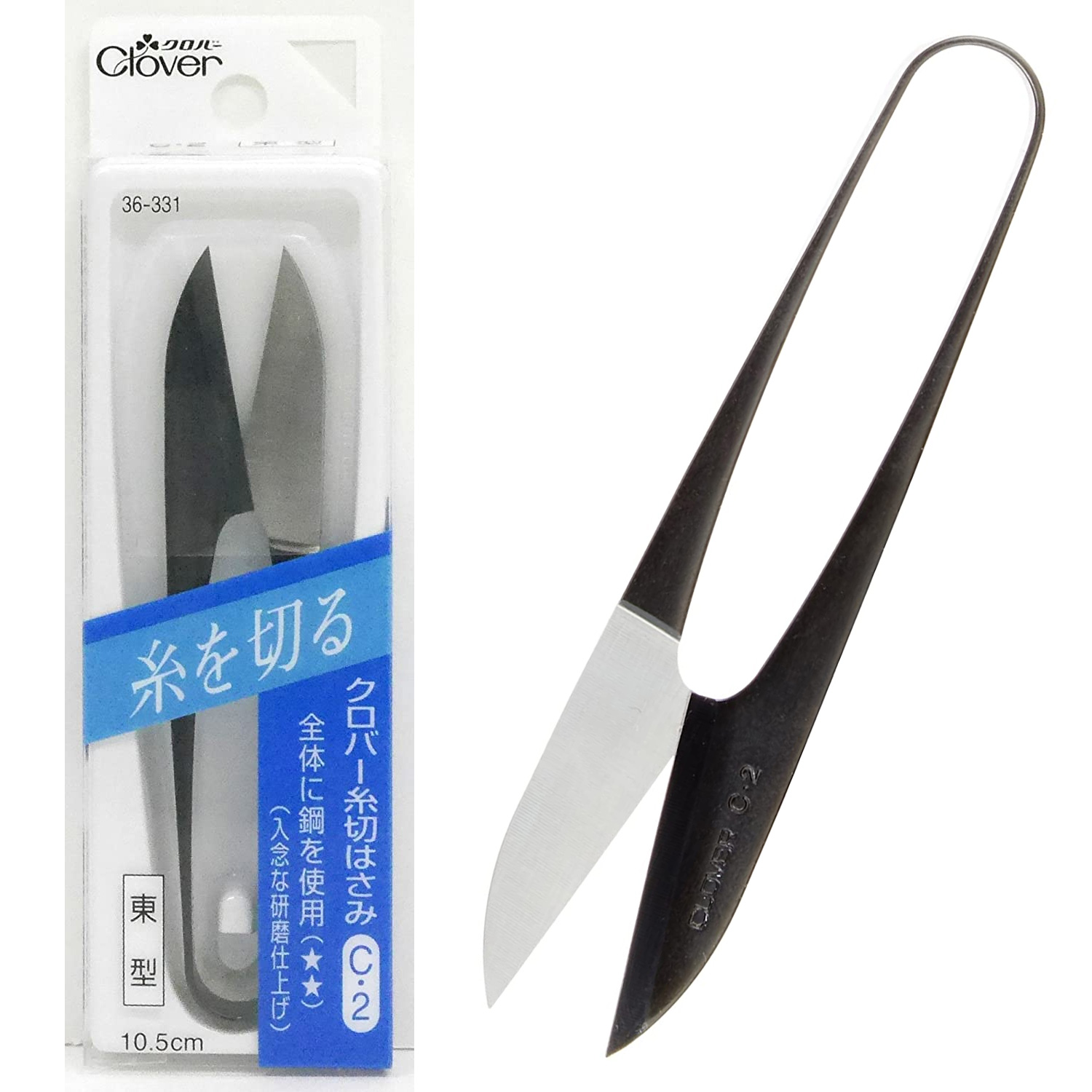 CL36-331 Clover Thread Scissors C-2 Eastern Type (pcs)