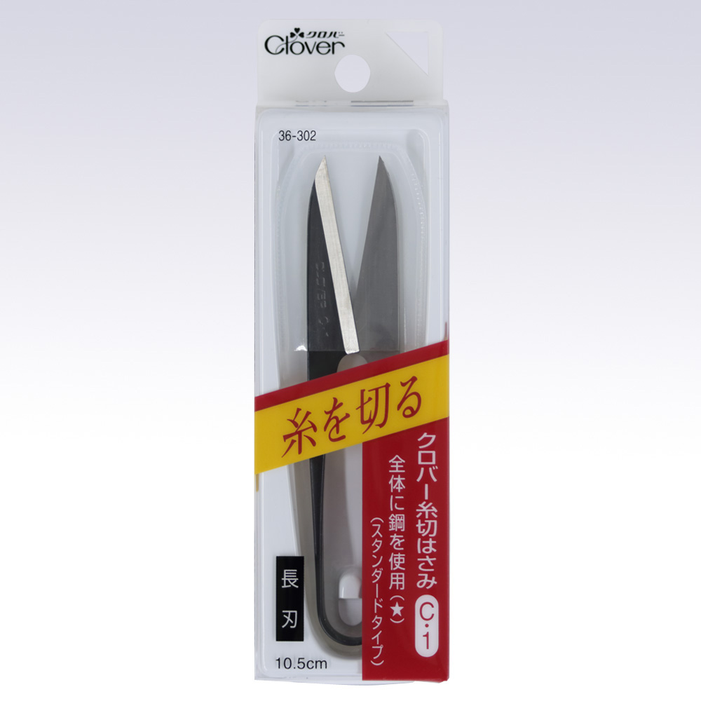 CL36-302 Clover Thread Scissors C-1 long blade (pcs)