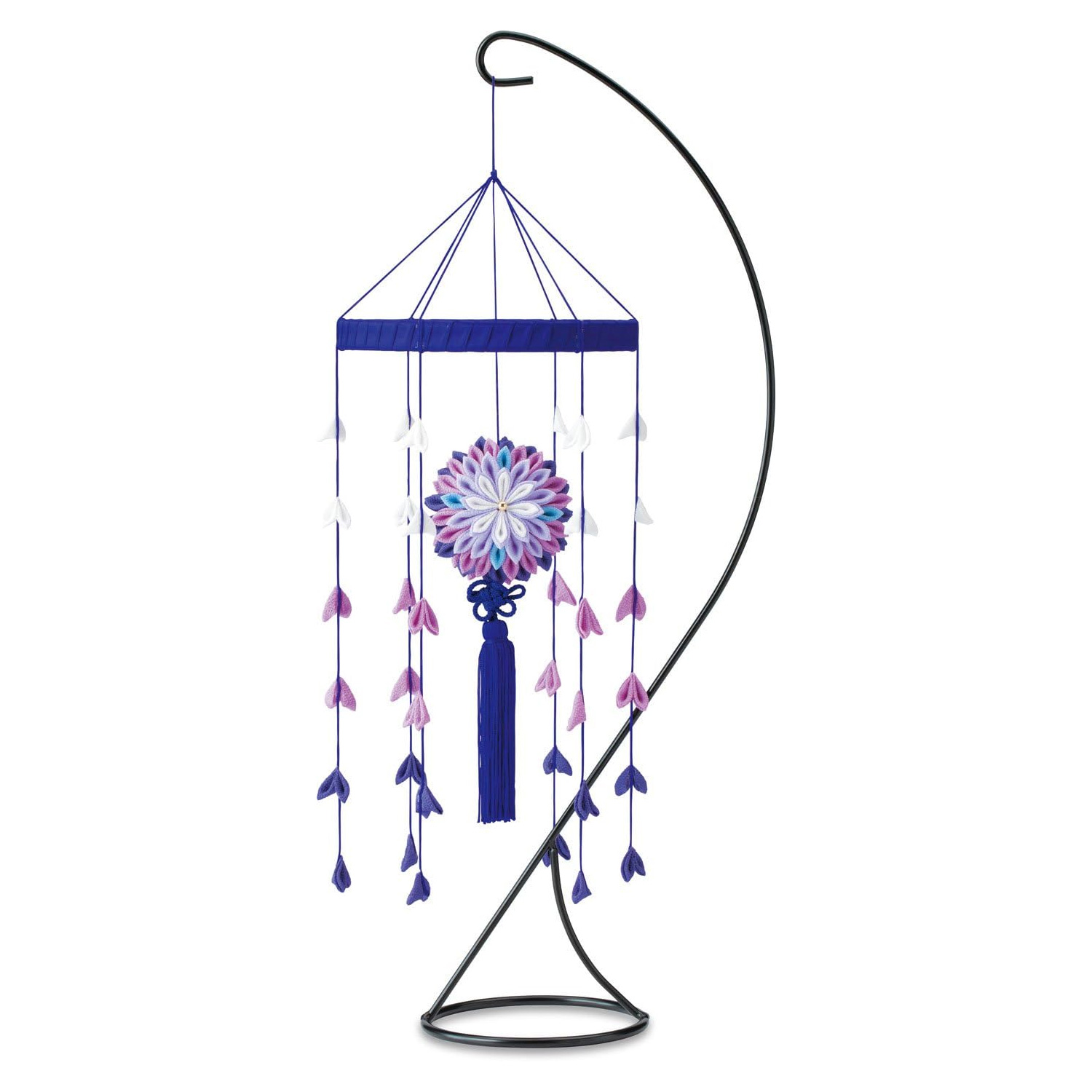 【雛祭り受注会】【お取り寄せ・返品不可】PAN-LH120 タカギ繊維 Panami 京ちりめん つまみ細工 大輪の和かざり「紫」キット (個)