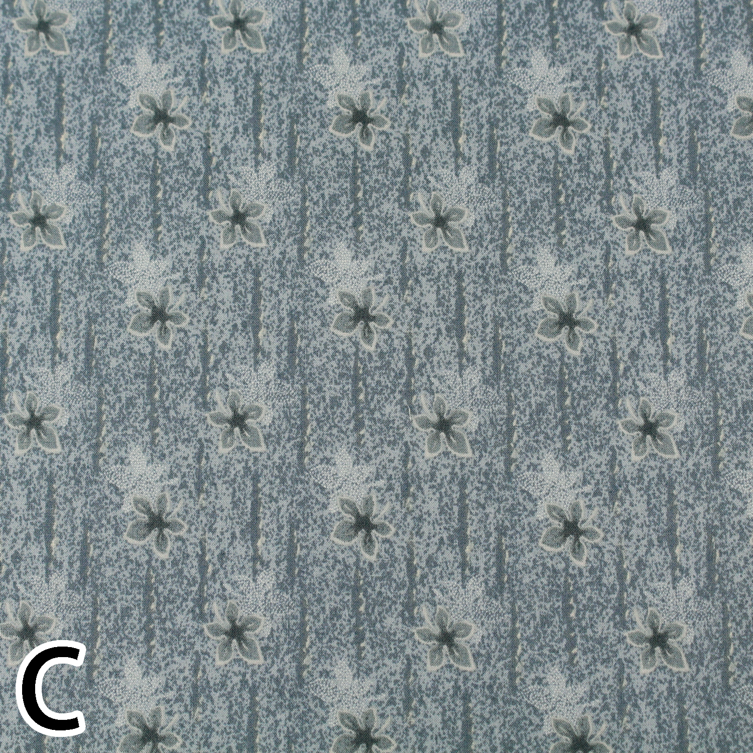 【1/28まで】【WEB限定・原反特価】■CE10684-C センテナリーコレクション by Yoko Saito ストライプ調の地模様に楓のような葉っぱ 巾約108cm 原反 (巻)