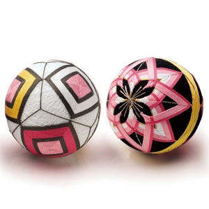 【お取り寄せ・返品不可】TM1 手まりキット てまり手芸 ますかがり・八重咲きの桃 (個)