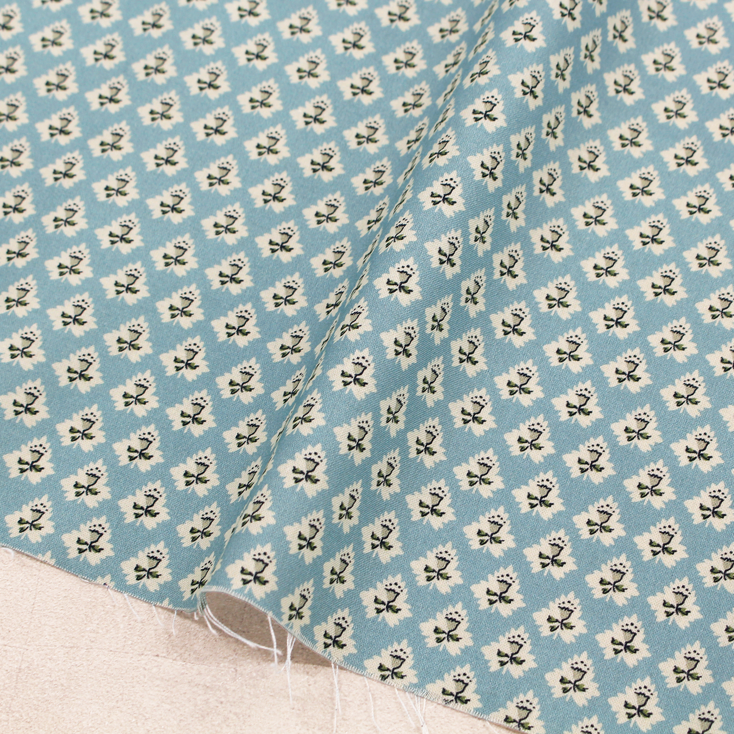 MICH11993-W Michael Miller マイケルミラー USAプリント 花柄のブロックプリント 巾約110cm 1m単位 (m)