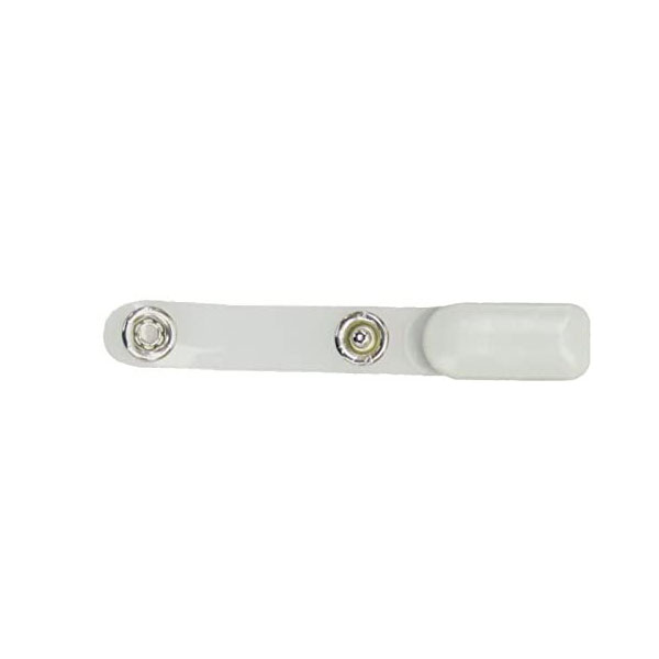 SNB13-100　Clip for Attaching Pockets,White 100pcs (bag)