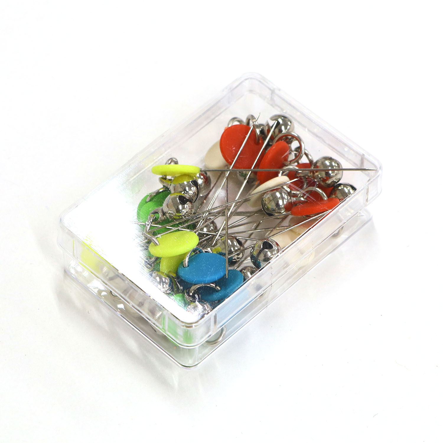 MR70 鈴つきまち針 5色各4本 20本入り (箱)「手芸材料の卸売りサイト