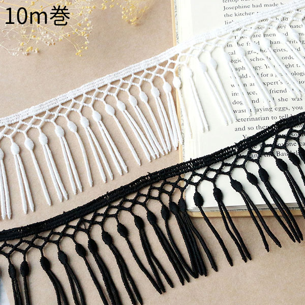 【一部在庫一掃】FL5001 フリンジレース 10m巻 (巻)