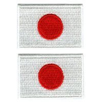 R316-36576 パイオニア ワッペン アップリケ 国旗 日の丸 日本 2枚 (枚)