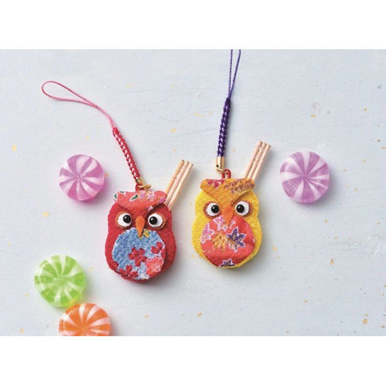 【お取り寄せ・返品不可】PAN-LH151  縫わずに作るようじ入れ ミニフクロウ  (個)