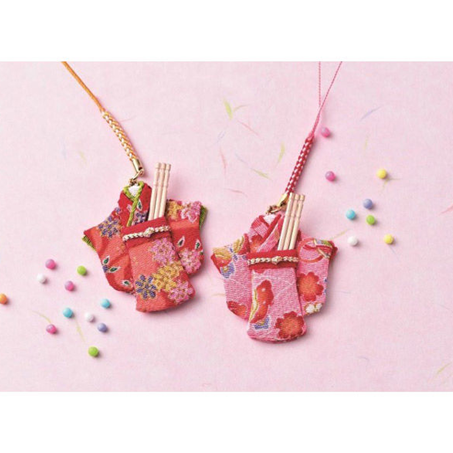 【お取り寄せ・返品不可】PAN-LH152  縫わずに作るようじ入れ ミニ着物  (個)