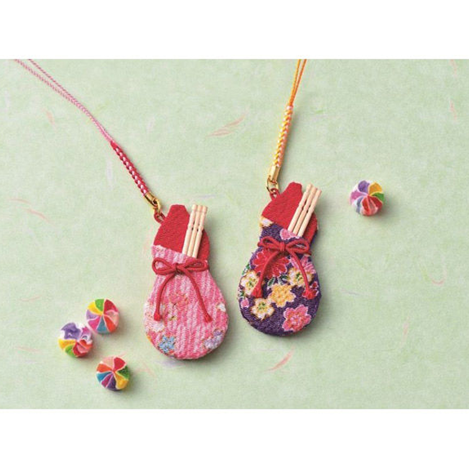 【お取り寄せ・返品不可】PAN-LH153  縫わずに作るようじ入れ ミニヒョウタン  (個)