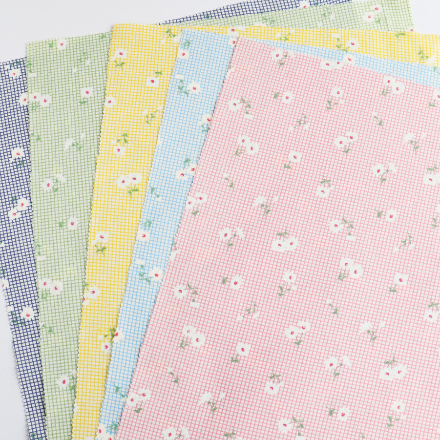 WD2406 Kei fabric sheeting print Floral 1m/unit (m)