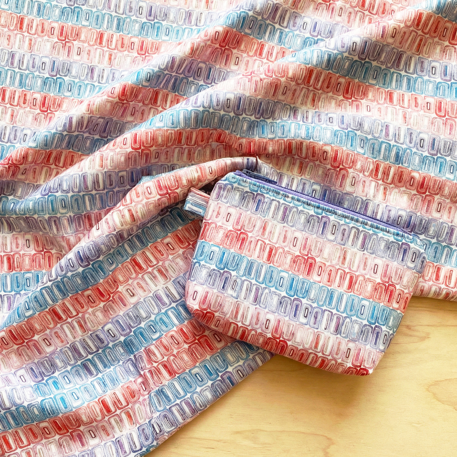 【15%OFF】【0119新柄】FSP-906 WH地 ピンク 水色 紫 小さな四角 FreeSpirit フリースピリット USAプリント m単位 (m)