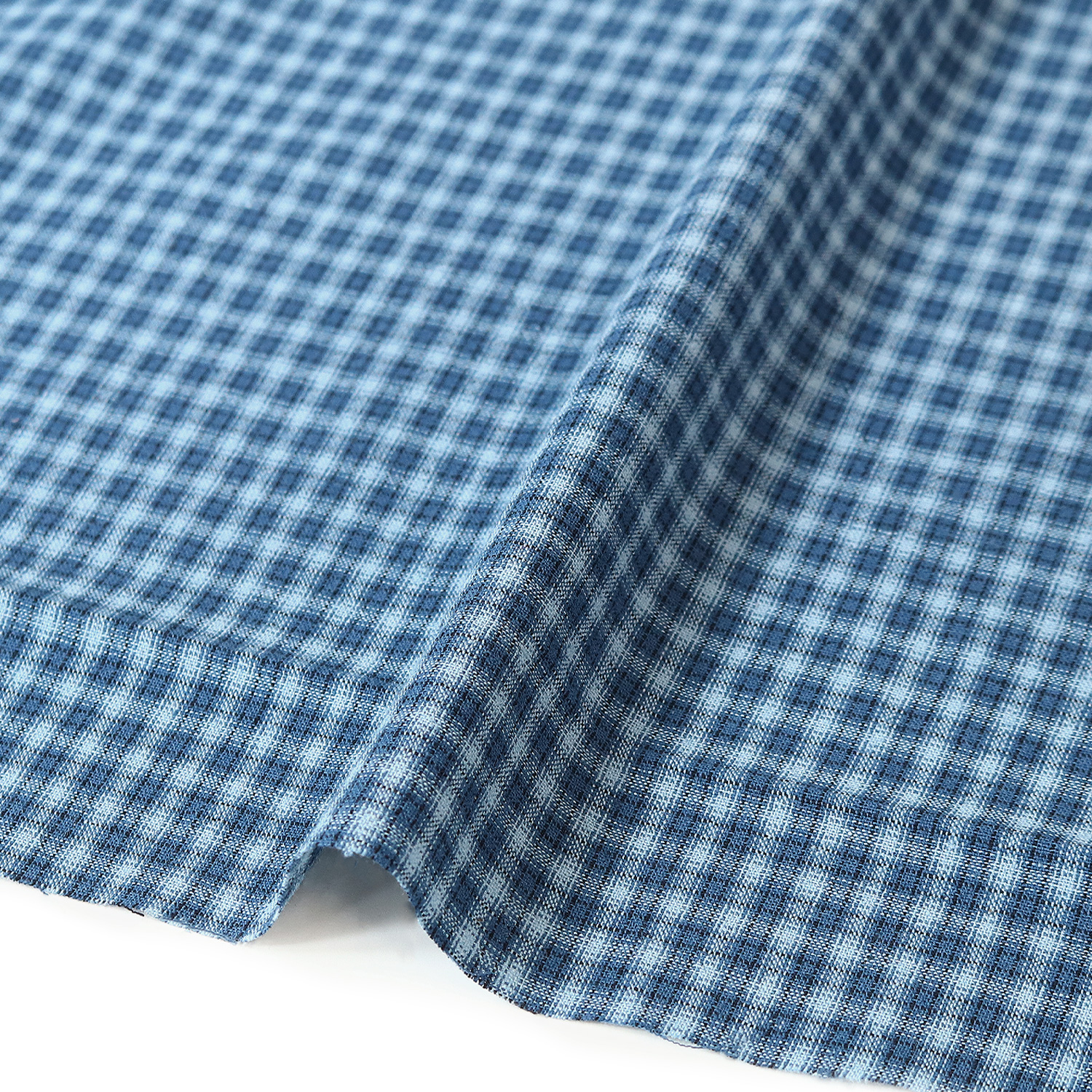 【WEB限定・特価】SY10699-E Yarn Dyed Collection 先染 小柄チェック 巾約110cm 1m単位 (m)