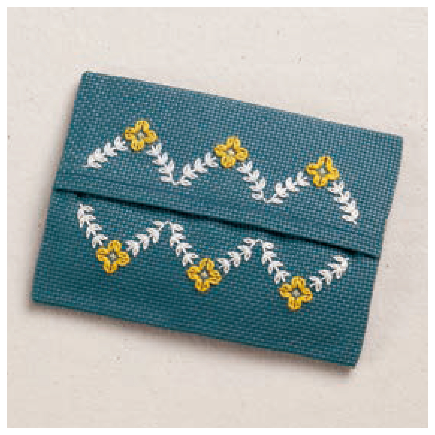 【刺繍受注会】【お取り寄せ・返品不可】CSK2314 ティッシュケースキット ブルー (袋)