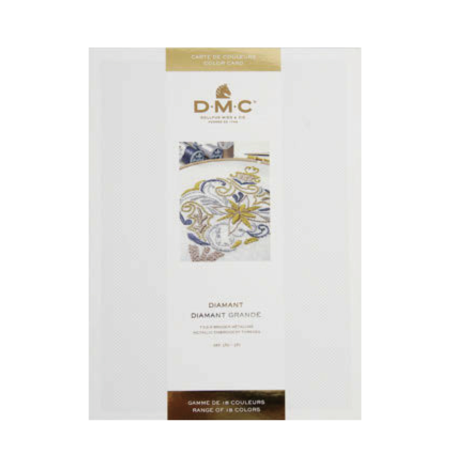 【刺繍受注会】【お取り寄せ・返品不可】DMC-W380-SAMPLE ディアマント糸見本帳 (冊)