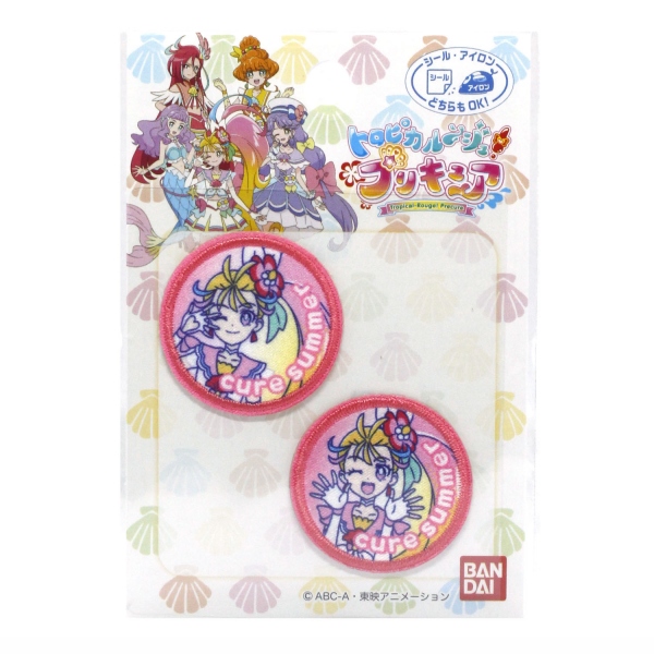 Ban650 Ban32 パイオニア トロピカル ジュ プリキュア ワッペン シール アイロン両用 キュアサマー 枚 手芸材料の卸売りサイトchuko Online