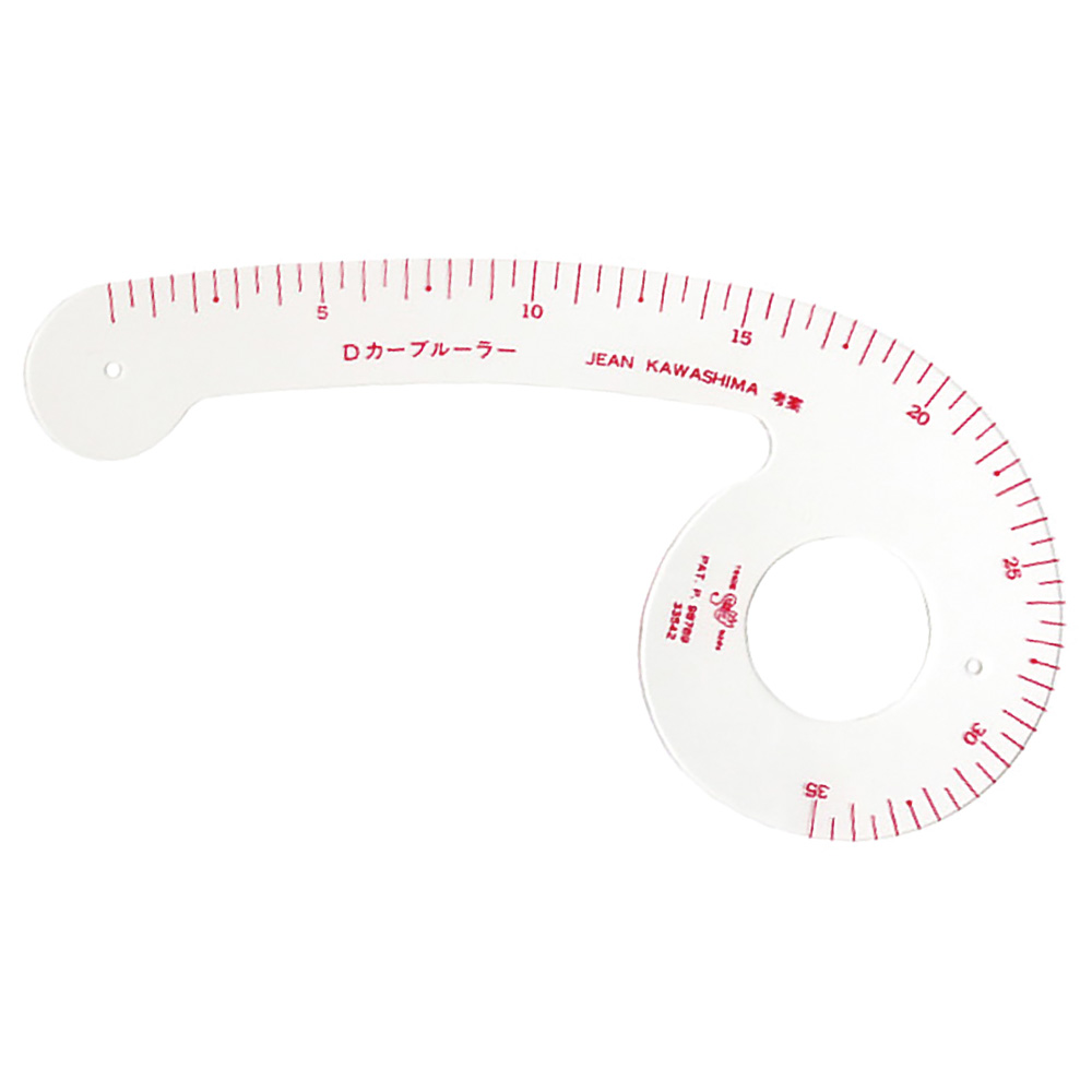 TK05552 D Curved Ruler 35cm (pcs)