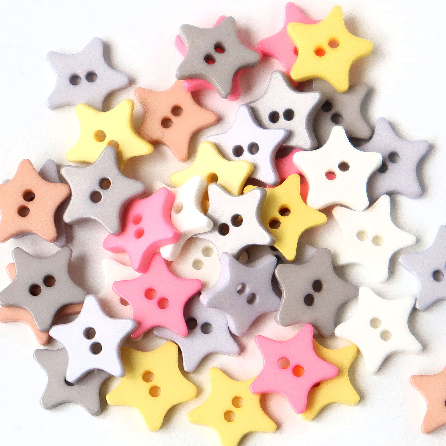 Candy Button Star 40 pcs (pkg)