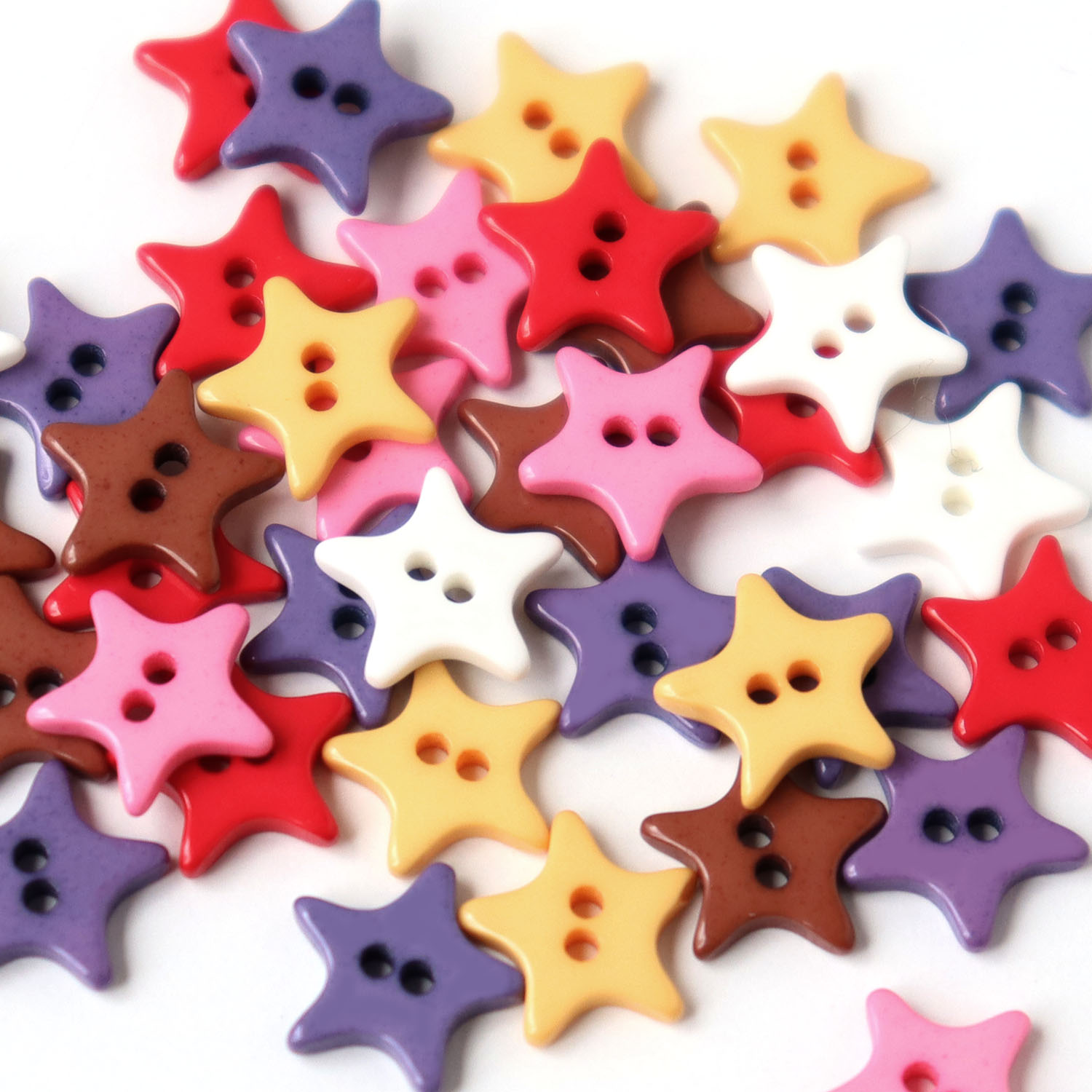 Candy Button Star 40 pcs (pkg)