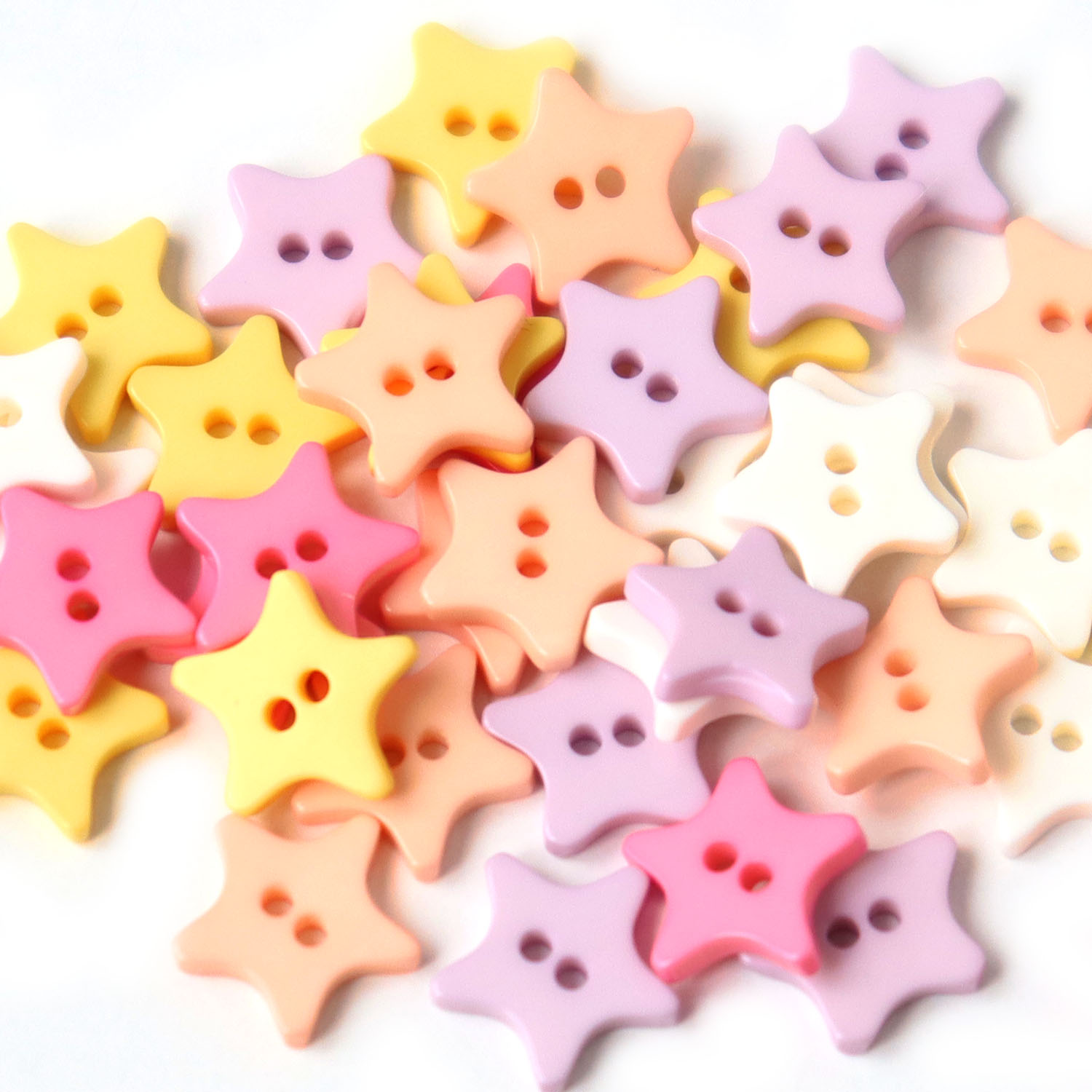 Candy Button Star 40 pcs (pkg)