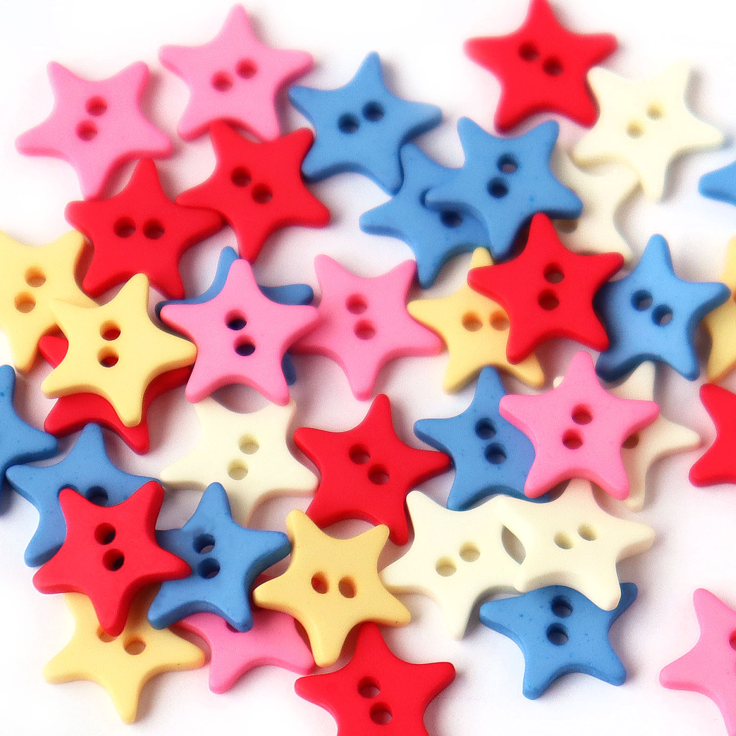 Candy Button Star 40 pcs (pkg)