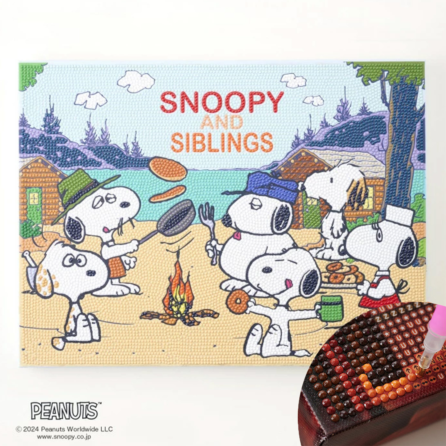 DF34-PN001 Diamond Fix,  SNOOPY&SIBLINGS, beads kit (box)