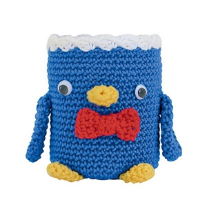 お取寄せ 返品不可 Oly Ak29 エミグランデシリーズで編む 可愛い動物たち ペンギンキッズ 小物入れ 組 Chuko Online