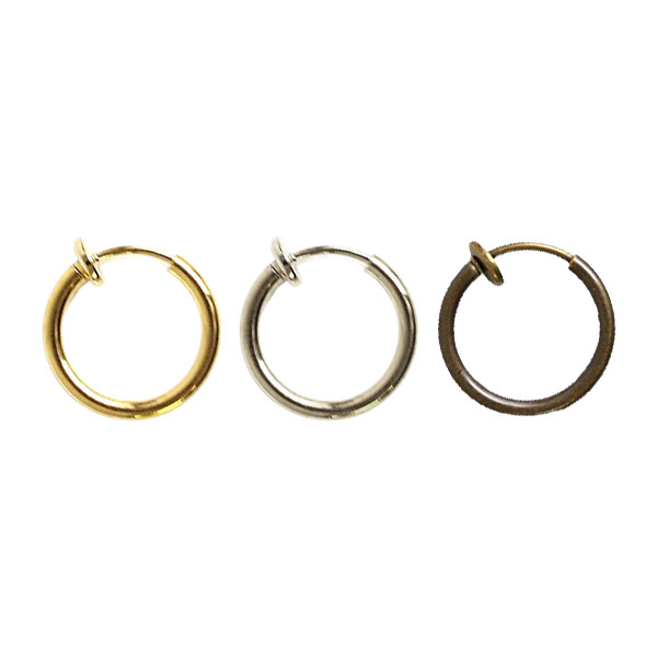 KE170～172  Hoop Earrings, diameter 13mm, 5 sets (bag)