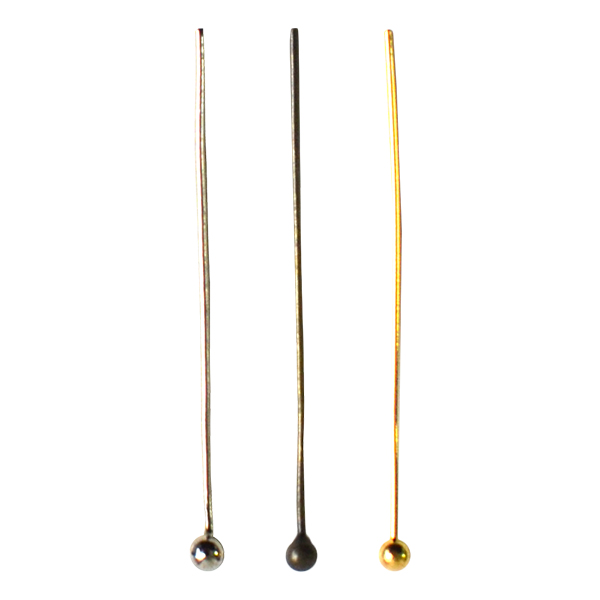【キャンペーン対象】A12-107～109 デザインピン 丸 30mm 10本入 (袋)