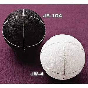 【お取り寄せ・返品不可】JB104 地割り済手まり芯 <4等分・黒> (個)