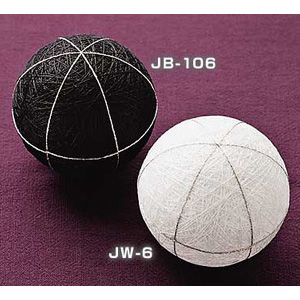 【お取り寄せ・返品不可】JW6 地割り済手まり芯<6等分・白> (個 )